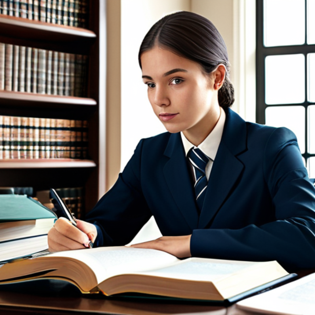 변리사 시험 성공 사례 - Aspiring Patent Attorney**

"A motivated student, fully clothed in modest professional attire, study...